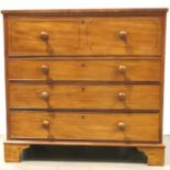 Mahogany secretaire chest of drawers, 109 x 54 104 cm H. Not available for in-house P&P, contact