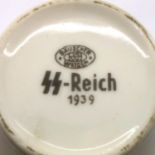 Waffen SS ceramic Coffee Cup Dated 1939. P&P Group 1 (£14+VAT for the first lot and £1+VAT for