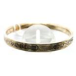 Charles Horner childs silver bangle. 4.4g P&P Group 1 (£14+VAT for the first lot and £1+VAT for