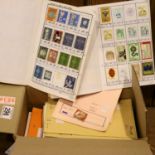 Collection of German stamp approval books. Not available for in-house P&P, contact Paul O'Hea at