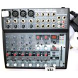 Behringer mixer Xenyx 1202FX. Not available for in-house P&P, contact Paul O'Hea at Mailboxes on