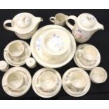 Quantity of Poole Pottery dinner and tea ware. Not available for in-house P&P, contact Paul O'Hea at