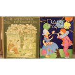 Two books including Pied Piper of Hamelin illustrated by Kate Greenaway and The Party Story Book.