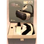 Samsung Gear virtual reality headset for S6, boxed with manual, untested. P&P Group 2 (£18+VAT for
