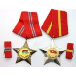 Two Vietnam War Era Vietcong and N.V.A Medals. P&P Group 1 (£14+VAT for the first lot and £1+VAT for