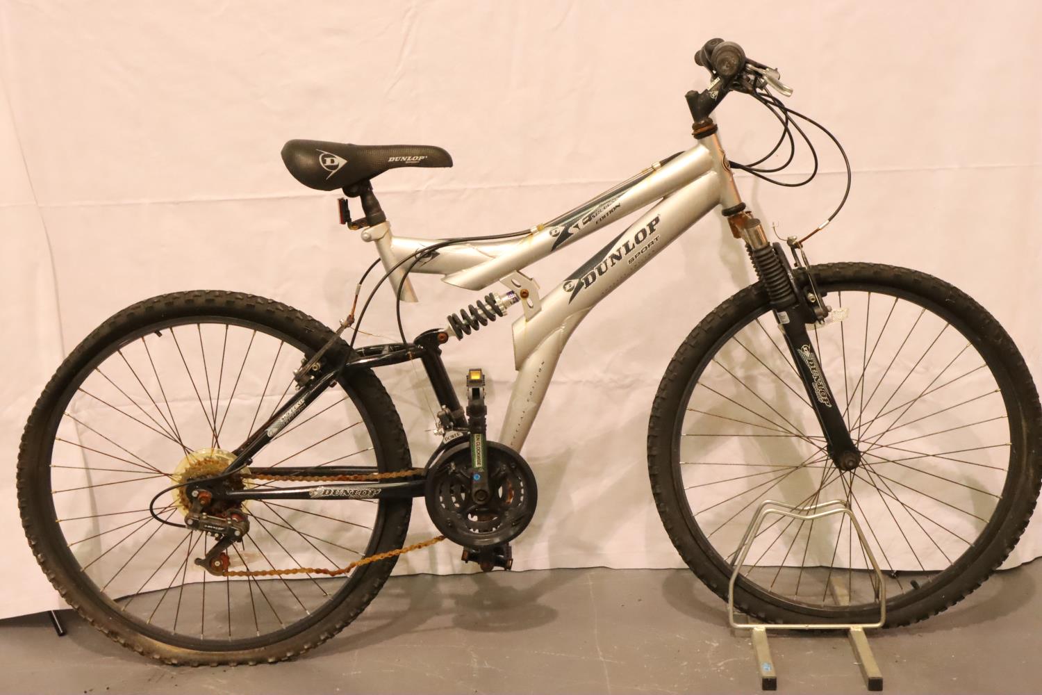 Dunlop special edition MTB 19 inch frame full suspension 18 speed. Not available for in-house P&P,