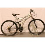 Dunlop special edition MTB 19 inch frame full suspension 18 speed. Not available for in-house P&P,