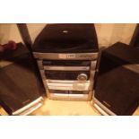 Aiwa digital audio system 2-L10 with two speakers. Not available for in-house P&P, contact Paul O'