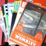 Mixed Speedway Wembley final programmes 1951-1976, missing 1955 and 1961 (24). P&P Group 2 (£18+