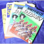 Speedway programmes; Sheffield 1965-1988 (43). P&P Group 2 (£18+VAT for the first lot and £3+VAT for