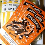 Approximately 80 Speedway programmes, mainly 1960s including; New Cross, Oxford, Poole etc. Not