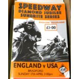 Speedway mixed world programmes, early sixties and later (100 plus). P&P Group 3 (£25+VAT for the