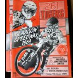 Approximately 150 1980s speedway programmes. P&P Group 3 (£25+VAT for the first lot and £5+VAT for