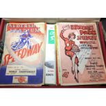 Approximately 100 Speedway programmes, mainly 1960s. Not available for in-house P&P, contact Paul