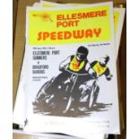 Approximately 100 Speedway programmes, mainly 1970s. Not available for in-house P&P, contact Paul