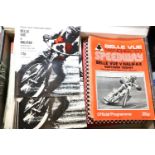 Approximately 400 Speedway programmes, 1960-1970s. Not available for in-house P&P, contact Paul O'