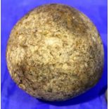 Napoleonic Period Stone Shot Ball. P&P Group 1 (£14+VAT for the first lot and £1+VAT for