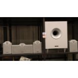 Tannoy surround system with boom box and four other speakers. Not available for in-house P&P,
