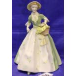 Royal Worcester figurine by FG Doughty, Spring Morn, H: 19 cm. P&P Group 2 (£18+VAT for the first