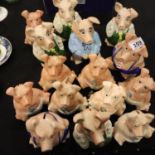 Collection of Natwest Pigs. Some with damages. Not available for in-house P&P, contact Paul O'Hea at