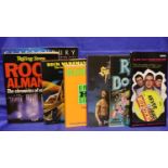 A selection of music related books including British Hits Singles. Not available for in-house P&P,