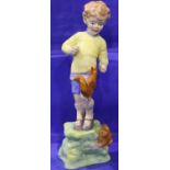 Royal Worcester figurine by FG Doughty, October, H: 20 cm. P&P Group 2 (£18+VAT for the first lot