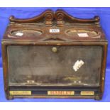 Vintage point of sale Hamlet cigar advertising box/humidor, W: 40 cm. P&P Group 3 (£25+VAT for the