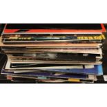 Selection of records including Shelter, KBC, Stevie Wonder, Daryl Hall etc. Not available for in-
