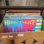 Box of fifty mixed 12 inch singles. Not available for in-house P&P, contact Paul O'Hea at