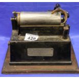 Thomas Edison phonograph type 1 Gem player. Not available for in-house P&P, contact Paul O'Hea at