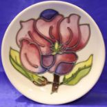 Moorcroft Charles Rennie Mackintosh pattern pin tray. P&P Group 1 (£14+VAT for the first lot and £