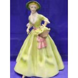Royal Worcester figurine by FG Doughty, Spring Morn, H: 19 cm. P&P Group 2 (£18+VAT for the first