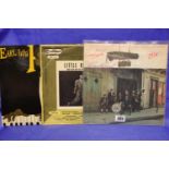 Signed Preservation Hall Jazz Band LP and two others. Not available for in-house P&P, contact Paul