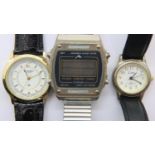 Three wristwatches including a Limit example. P&P Group 1 (£14+VAT for the first lot and £1+VAT