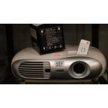 Epson projector with spare lamp, model EMP PW10. Not available for in-house P&P, contact Paul O'