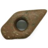 An early stone axe head, L: 9 cm. P&P Group 1 (£14+VAT for the first lot and £1+VAT for subsequent