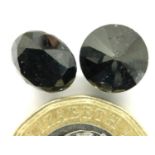 Two loose AIG certified black diamonds, each over 4cts. P&P Group 1 (£14+VAT for the first lot