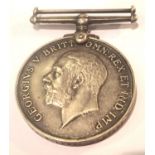 17606 PTE S Lear N Staff Regt British WWI BWM. P&P Group 1 (£14+VAT for the first lot and £1+VAT for