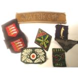 Mixed military related cloth badges. P&P Group 1 (£14+VAT for the first lot and £1+VAT for