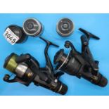 Two Shimano baitrunner fishing reels, models 5000RE and 5010. P&P Group 2 (£18+VAT for the first lot