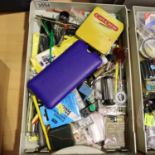 Box of mixed fishing tackle including, weights and hooks. P&P Group 3 (£25+VAT for the first lot and