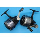 Two ABU 506 closed face fishing reels. P&P Group 2 (£18+VAT for the first lot and £3+VAT for
