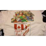 South Park; thirteen t shirts, mixed sizes, all in used condition. P&P Group 3 (£25+VAT for the