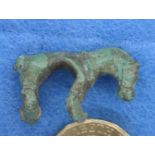 c300AD - Roman Bronze Figurine of Horse. P&P Group 1 (£14+VAT for the first lot and £1+VAT for