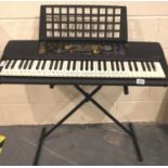 Yamaha PSR-195, educational suite organ with stand, lead, books etc, working at lotting. Not