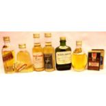 Collection of mixed whisky miniatures. P&P Group 2 (£18+VAT for the first lot and £3+VAT for