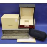 Longines; three wristwatch boxes. P&P Group 1 (£14+VAT for the first lot and £1+VAT for subsequent