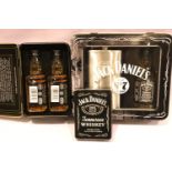 Collection of Jack Daniels miniatures and a set of playing cards. P&P Group 3 (£25+VAT for the first