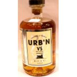 D'eau Urb'n De Luxe Cognac 70cl. P&P Group 2 (£18+VAT for the first lot and £3+VAT for subsequent