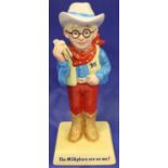 Royal Doulton limited edition figurine, The Milky Bar Kid, 947/2000, H: 15 cm, no cracks, chips or